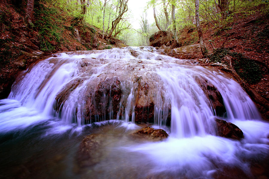 Crimea Waterfall Jur-jur Photograph by Yourapechkin
