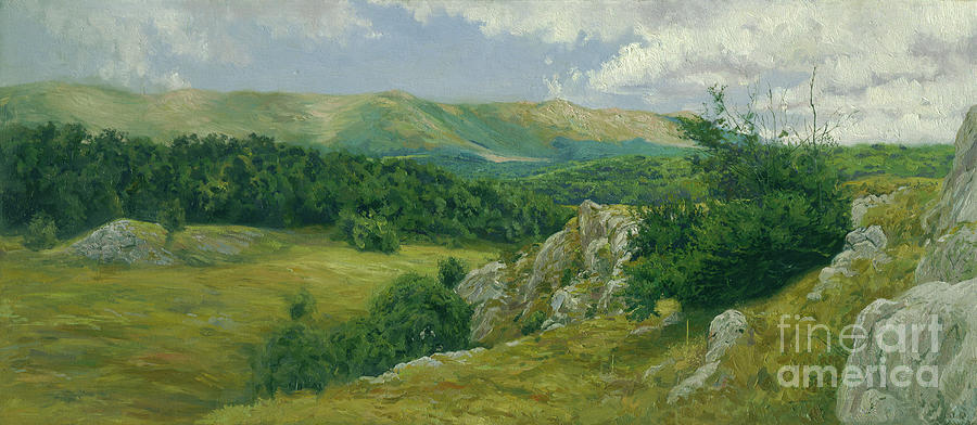 Crimean Mountains Painting
