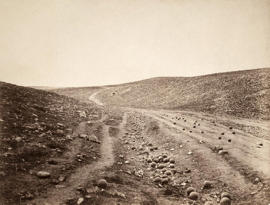 Crimean War Valley Of Death Photograph by Granger