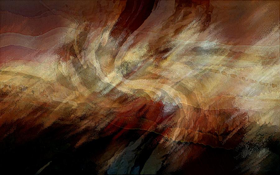 Crimson Fire Digital Art