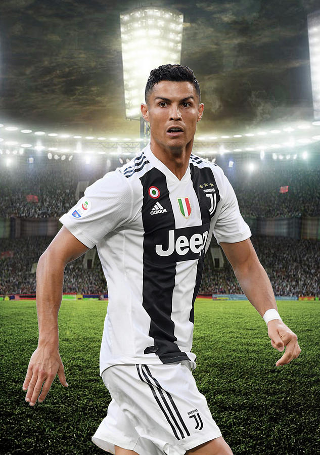 Cristiano Ronaldo Digital Art by Margaret G Nieto
