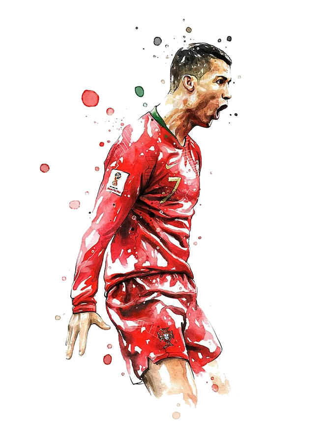 Cristiano Ronaldo Art Digital Art by Lundi Usop