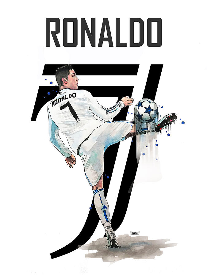 Cristiano Ronaldo, CR7 Painting by 