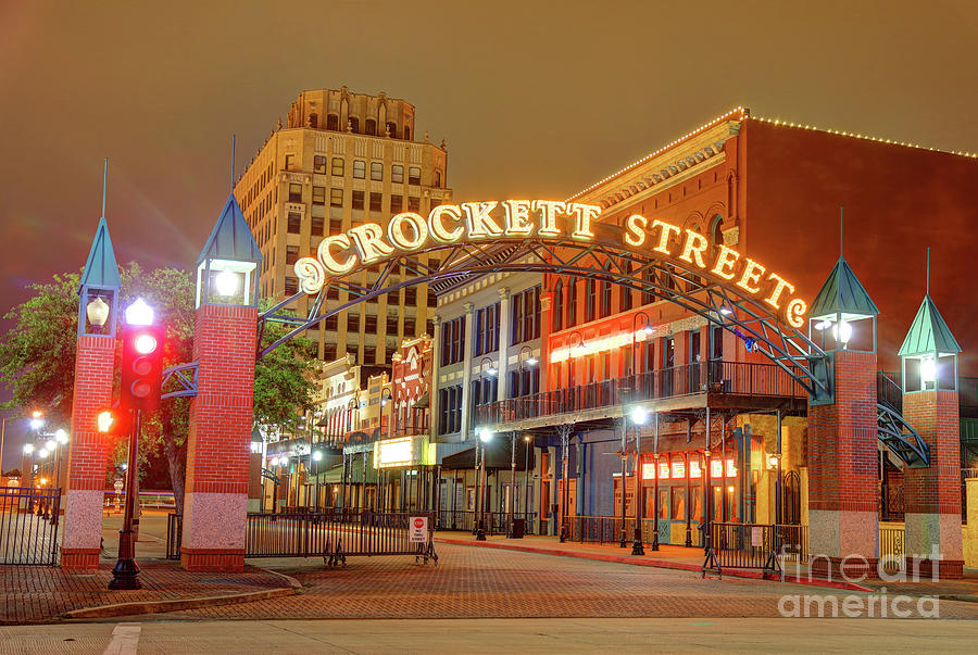 Crockett Street in Beaumont Texas by Denis Tangney Jr