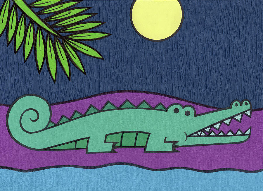 Crocodile Digital Art - Crocodile by Denny Driver