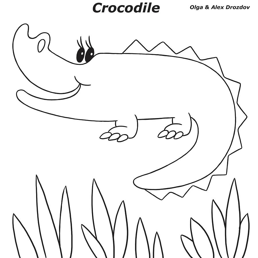 Crocodile Digital Art - Crocodile by Olga And Alexey Drozdov