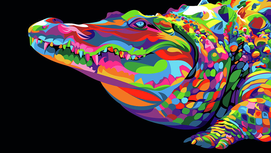 Crocodile Smile Digital Art by Bob Weer - Fine Art America