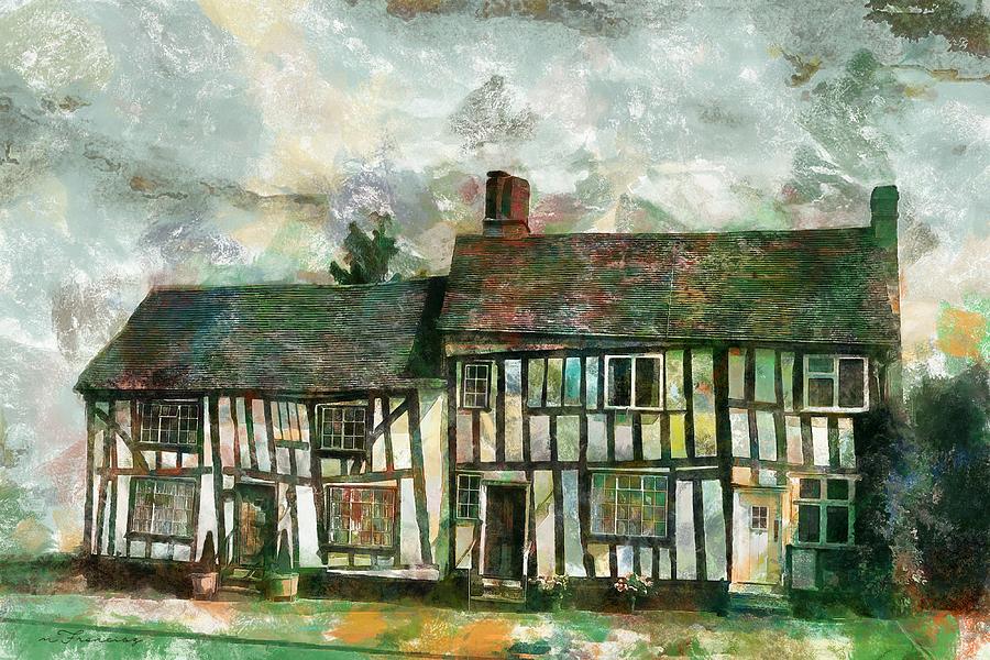 Crooked Houses Painting by Maciek Froncisz