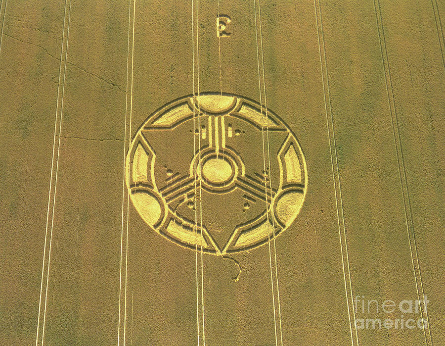 Crop Circle Formation, 21st July 1999 Photo Photograph by Unknown