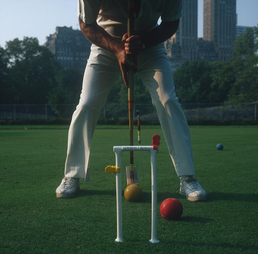 Croquet Player Photograph by Slim Aarons