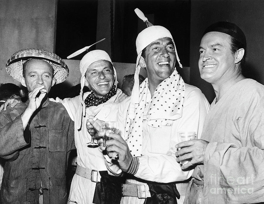Bing Crosby Photograph - Crosby, Sinatra, Martin, And Hope by Bettmann