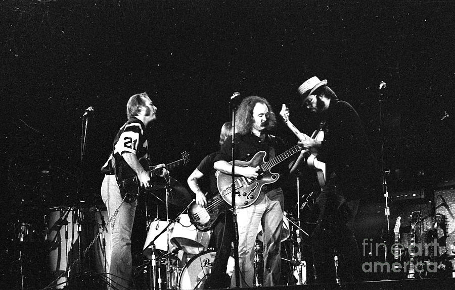 Crosby Stills Nash Young Photograph by Marc Bittan