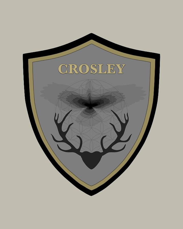 Crosley Family Crest Digital Art by AHONU Aingeal Rose