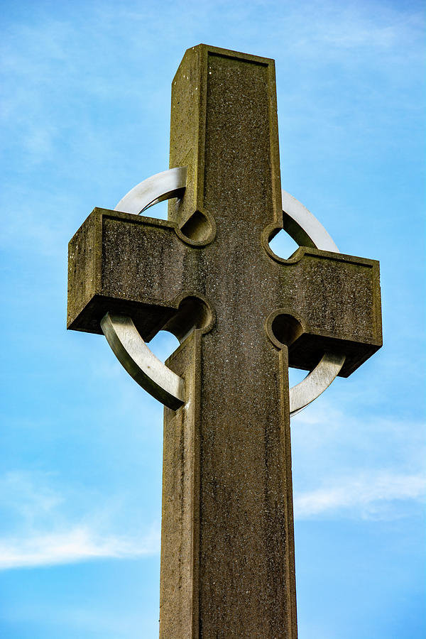Cross at Knock Shrine Photograph by Marcy Wielfaert