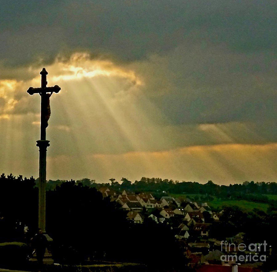 Cross at Trouville Photograph by Michael Cinnamond