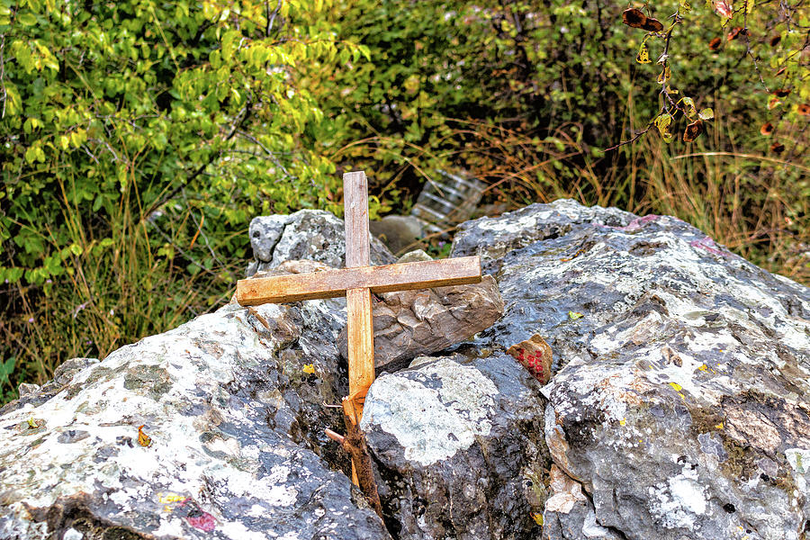 Cross on the Krizevac Mount Photograph by Vivida Photo PC