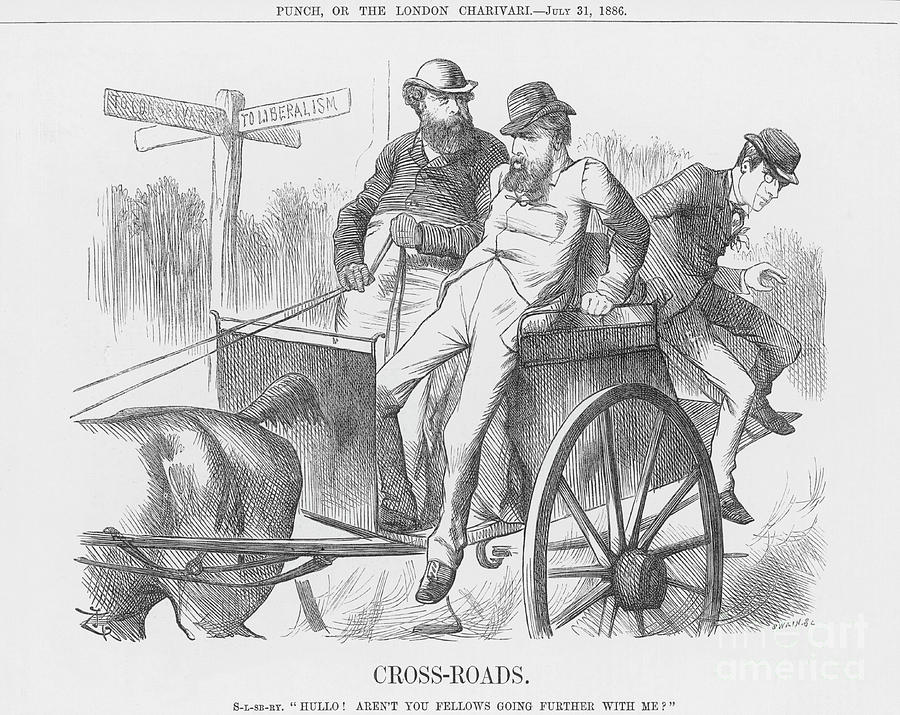 Cross-roads, 1886. Artist Joseph Swain Drawing by Print Collector