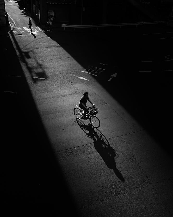 Black And White Photograph - Crossing by Yasuhiro Takachi