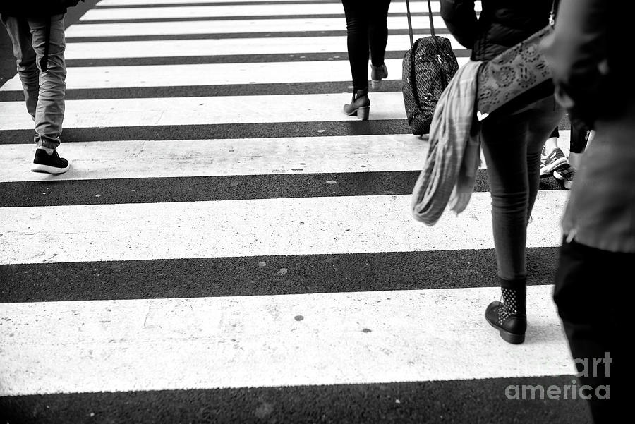 Crossings Ahead of the Pack New York City Photograph by John Rizzuto