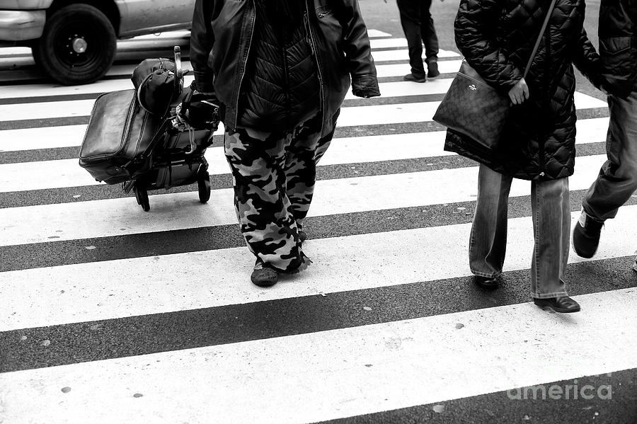 Crossings Camo Style New York City Photograph by John Rizzuto