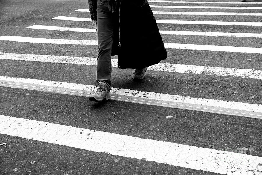 Crossings Hiking Boots New York City Photograph by John Rizzuto