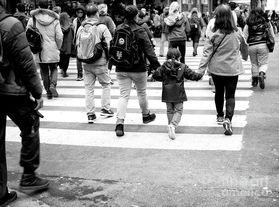 Crossings Holding Hands New York City Photograph by John Rizzuto