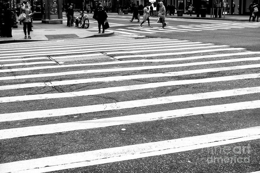 Crossings In the Distance New York City Photograph by John Rizzuto