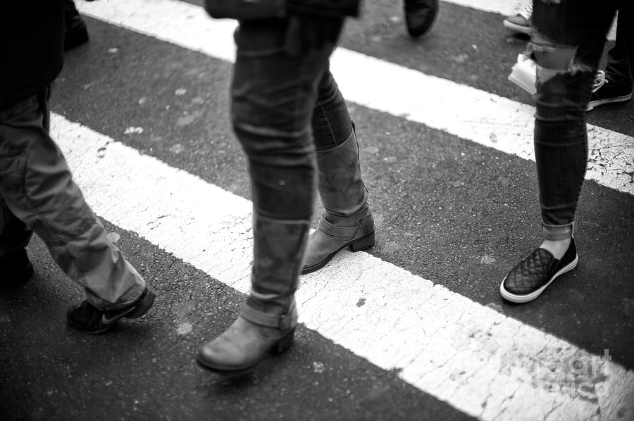 Crossings in the Urban Jungle New York City Photograph by John Rizzuto