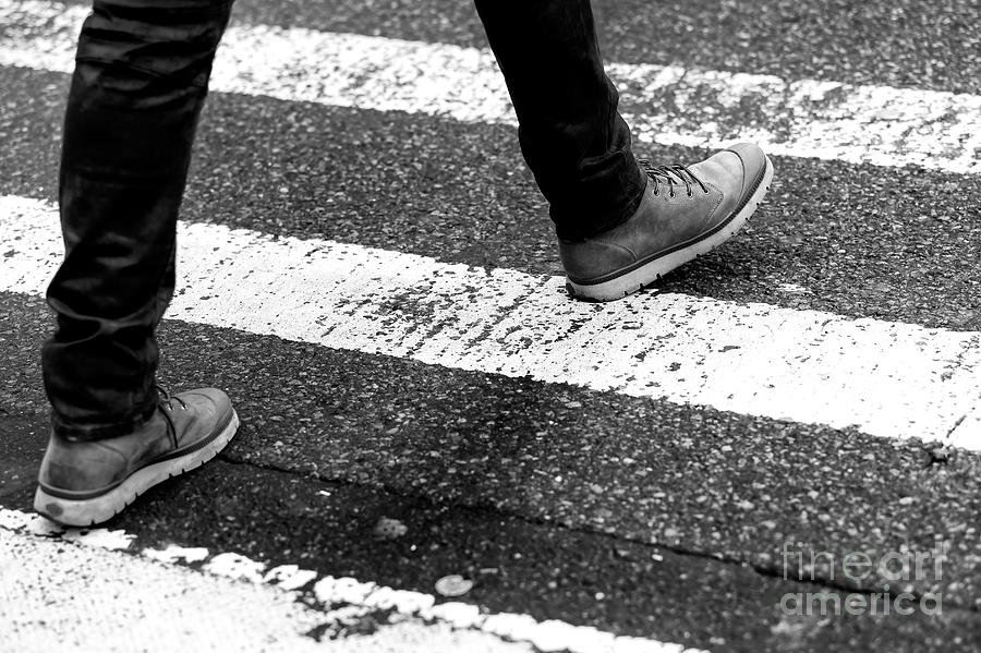 Crossings Laced Shoes New York City Photograph by John Rizzuto