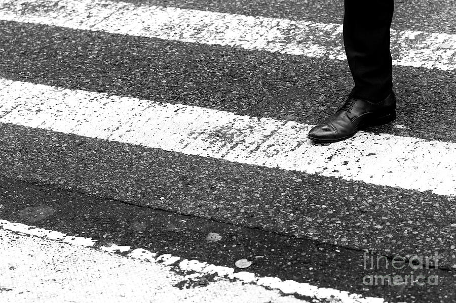 Crossings Leather Shoe New York City Photograph by John Rizzuto