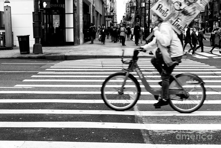 Crossings Protest New York City Photograph by John Rizzuto