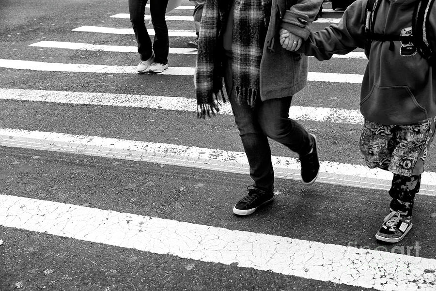 Crossings Safely New York City Photograph by John Rizzuto