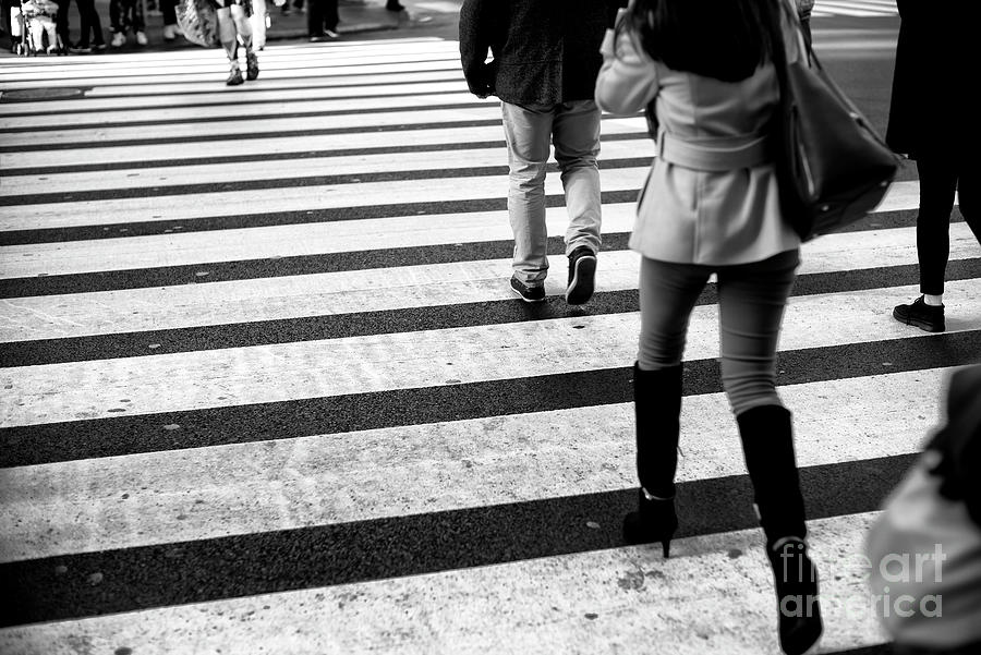 Crossings Thigh Boots New York City Photograph by John Rizzuto