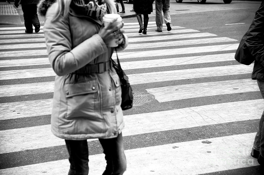 Crossings With Coffee New York City Photograph by John Rizzuto