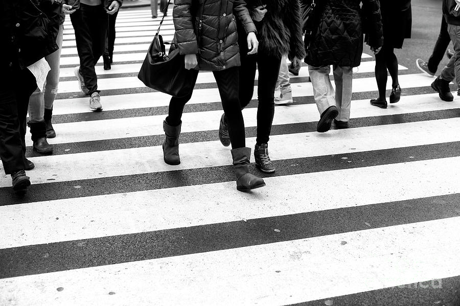 Crossings With Skinny Legs New York City Photograph by John Rizzuto