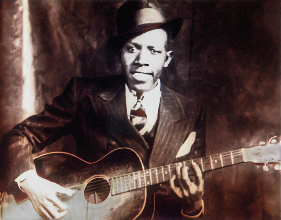Crossroads - Robert Johnson - King of the Blues Photograph by Bill Cannon