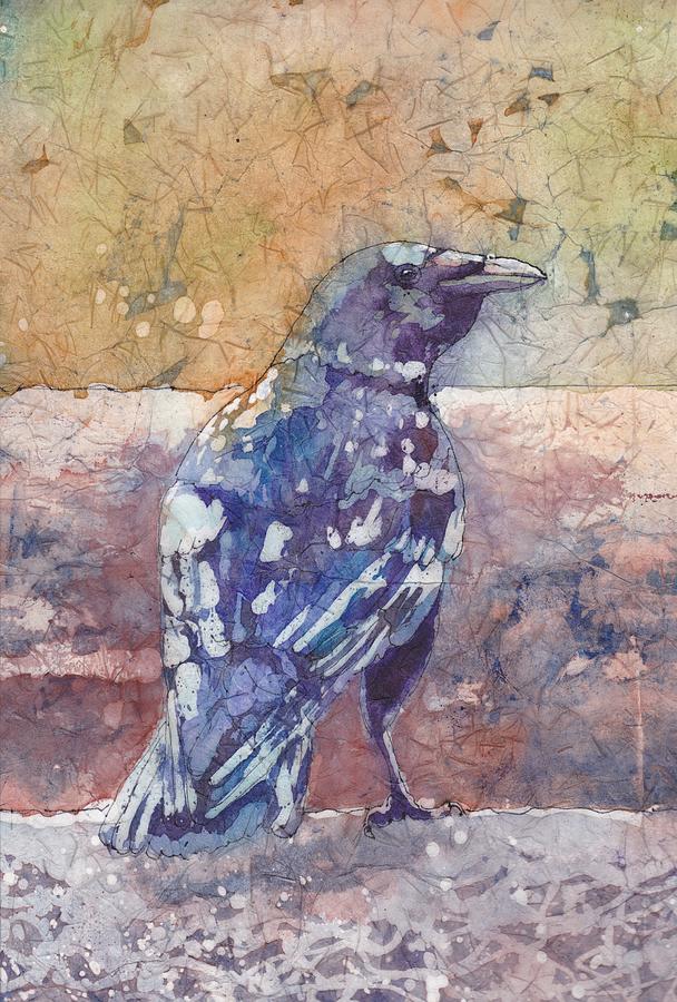 Crow Painting by Ruth Kamenev
