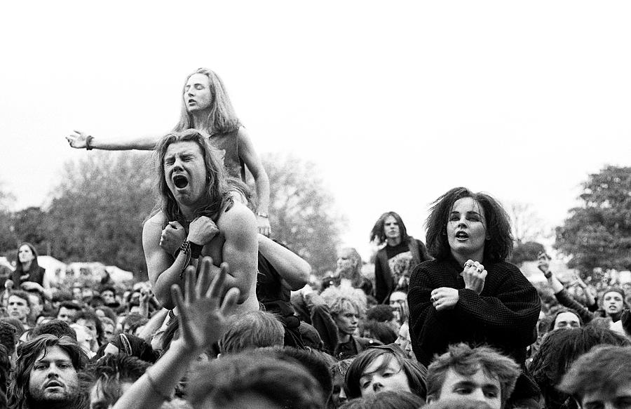 Crowd At Finsbury Park London 1991 Photograph by Martyn Goodacre