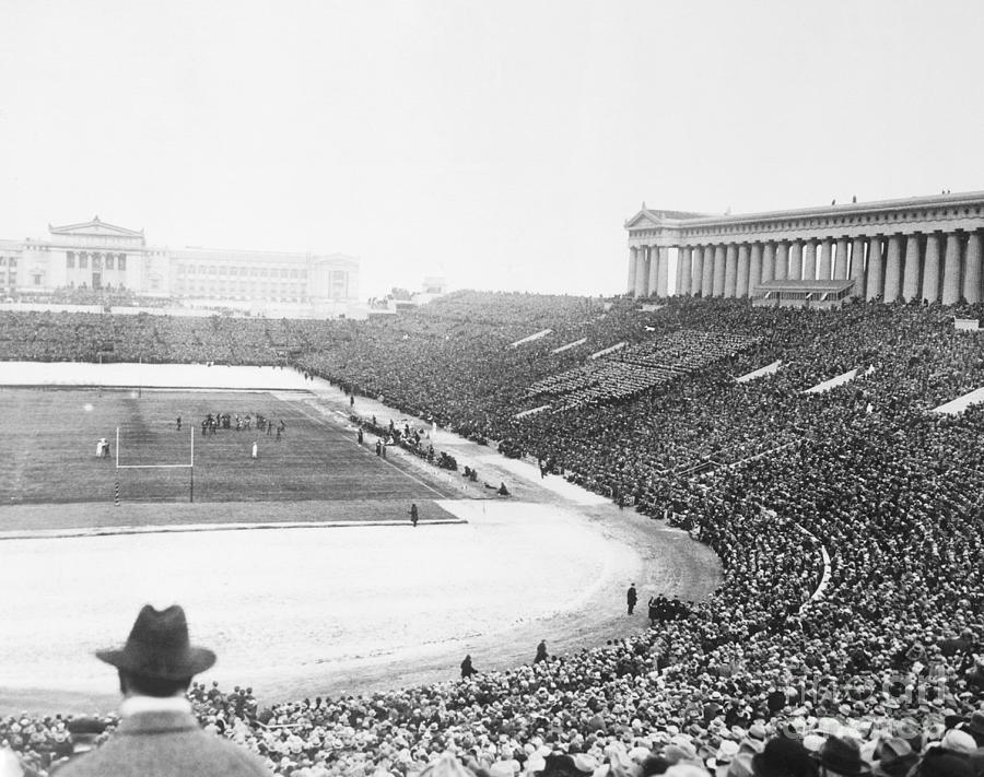 Crowd At Soldier Field Photograph by Bettmann