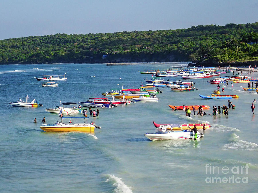 Crowd at Tropical Beach in Indonesia by Yermia Riezky Santiago Crowd at Tropical Beach in Indonesia by Yermia Riezky Santiago