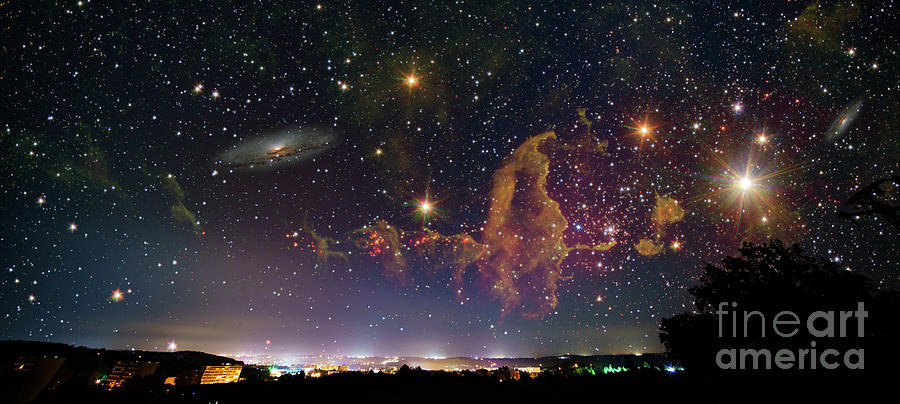 Crowded Night Sky Photograph by Wladimir Bulgar/nasa/science Photo Library