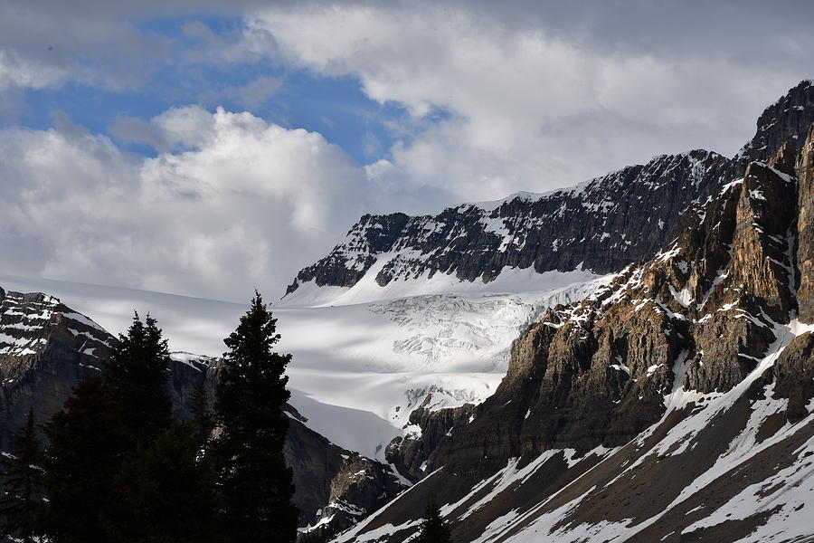 Crowfoot Mountain And Crowfoot Glacier Photograph By Russ Rasmussen