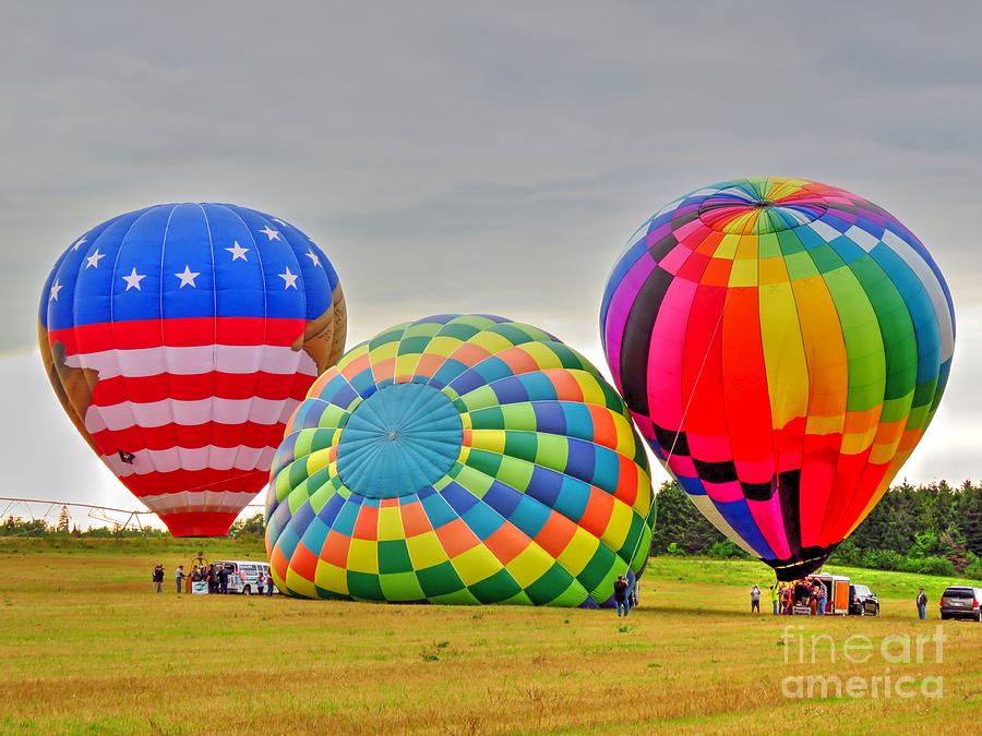Crown of Maine Balloon Festival Photograph by Vickie Ketch Fine Art