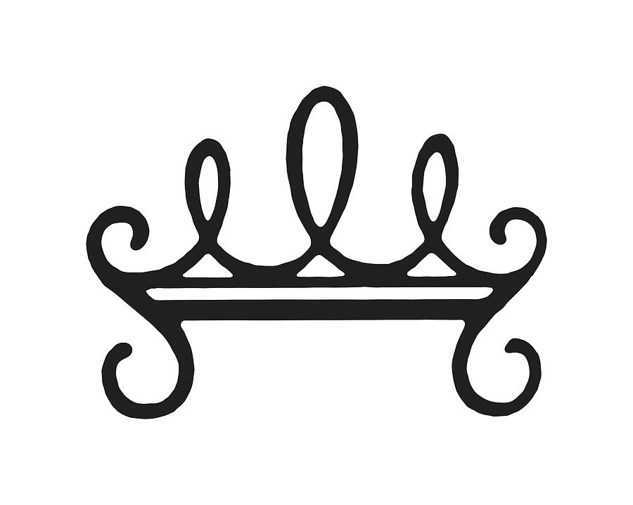 Crown Scroll Drawing By Csa Images 