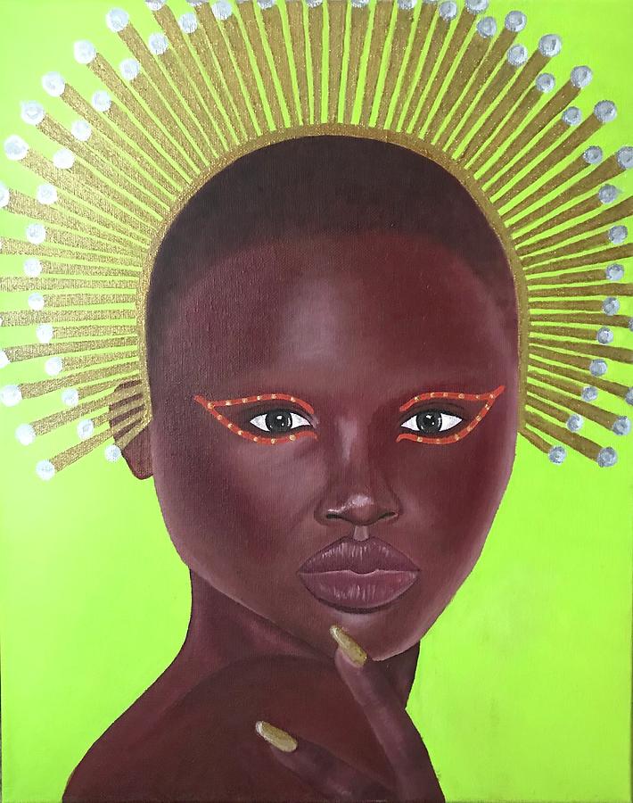 Crowned Painting by London Smith Crowned Painting by London Smith