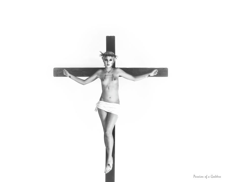 Jesus Christ Photograph - Crucifiction in Light by Ramon Martinez