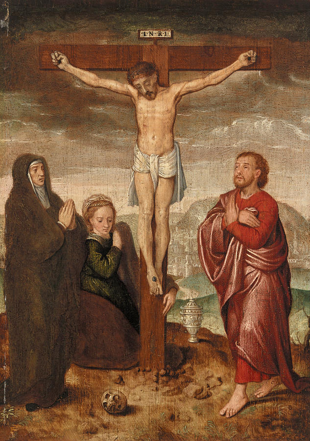Crucifixion Painting by Marcellus Coffermans