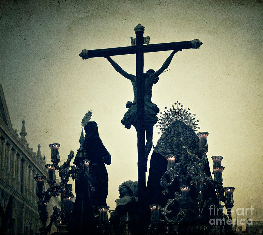Crucifixion Scene During Holy Week Photograph by Thepalmer