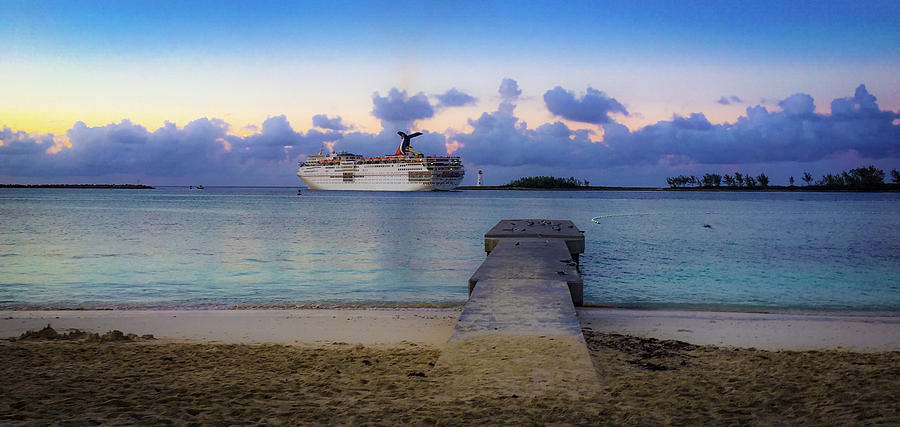 Cruise Ship Bahamas Photograph by Mark Duehmig