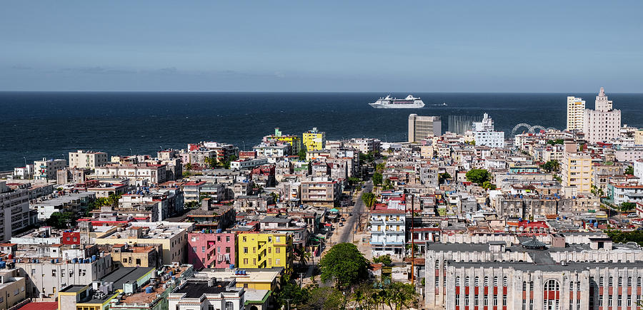 Cruise Ship Leaving La Habana Photograph By Bruno Doddoli - Pixels